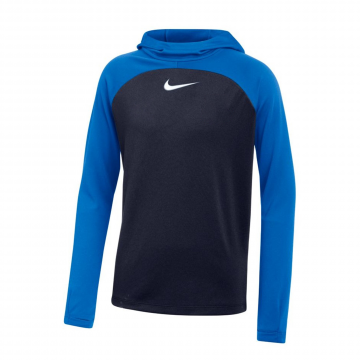 Nike Youth Dri-FIT Academy Pro Pullover Hoody - Obsidian / Royal